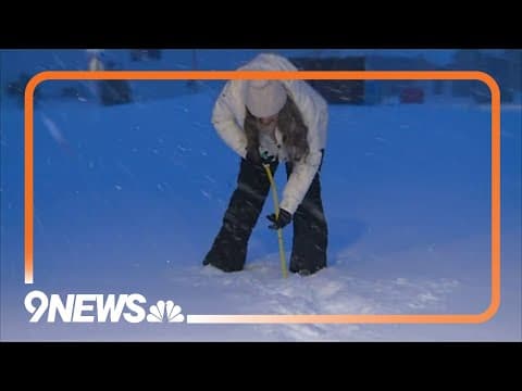 Castle Rock residents get heavy snow overnight