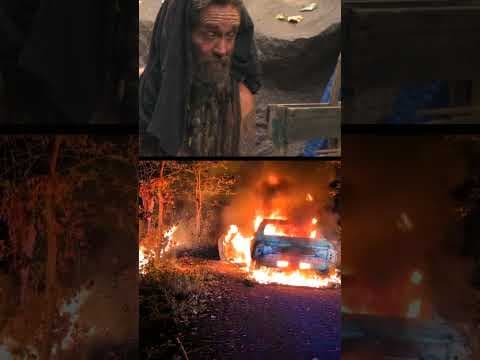 Homeless camps in the wilderness outside Portland pose a fire hazard