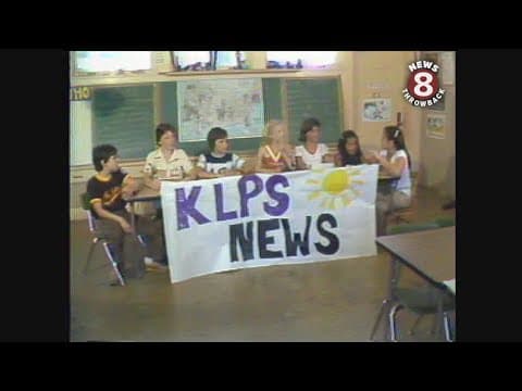 Lindo Park School student newscast 1979