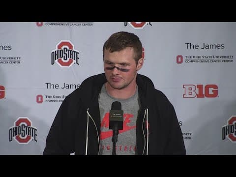 Kyle McCord postgame interview | Ohio State-Western Kentucky