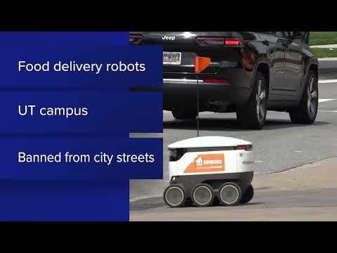 Food delivery bots banned from Knoxville