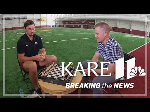 Playing chess with Max Brosmer