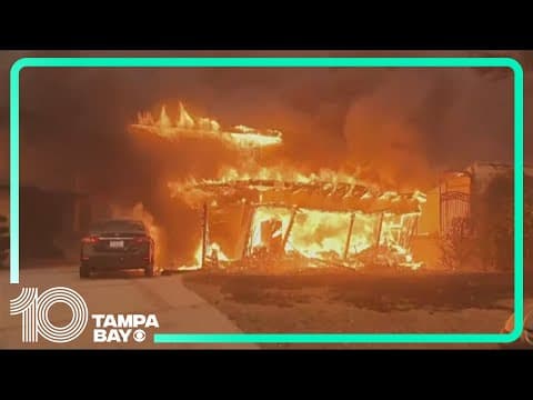 Wildfires rage through Southern California