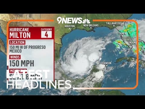 Latest Headlines | Milton Becomes Category 5 Hurricane, Evacuations Underway in Florida