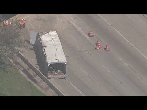 Houston Avenue bridge over I-10 struck again