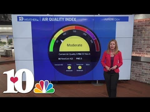 Smoke from wildfire affecting air quality