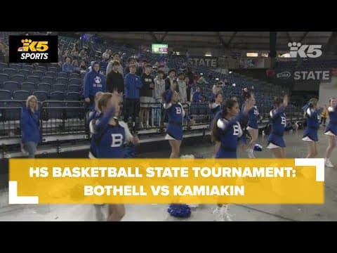 HS Basketball State Tourney:  Bothell vs. Kamiakin 4A Girls