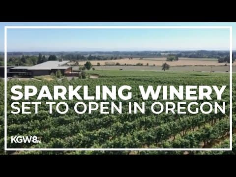 Oregon's first exclusive sparkling winery will soon open in Dayton