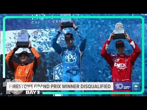 Firestone Grand Prix winner stripped of victory title