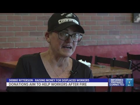 Woman raising money for workers of businesses damaged in Dolphin Village fire