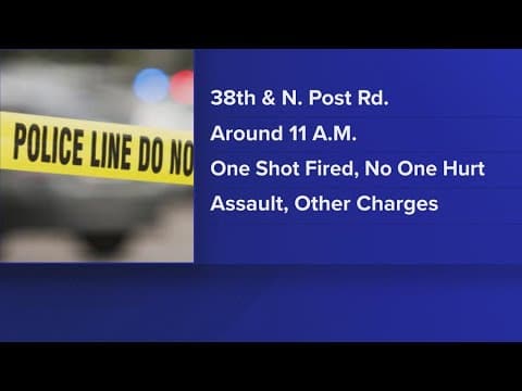 Woman arrested after shooting at moving car with kids inside