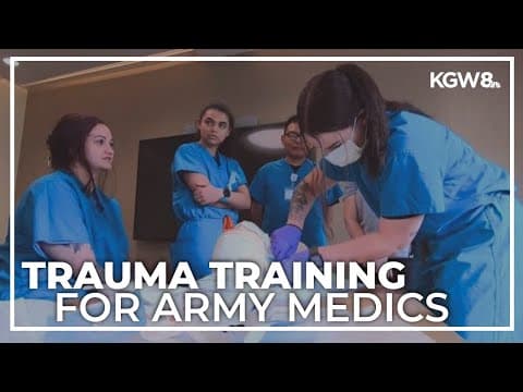 OHSU offers specialized training for US Army combat medics