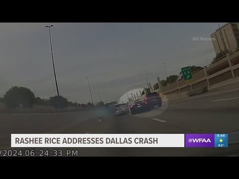 Rashee Rice addresses Dallas crash