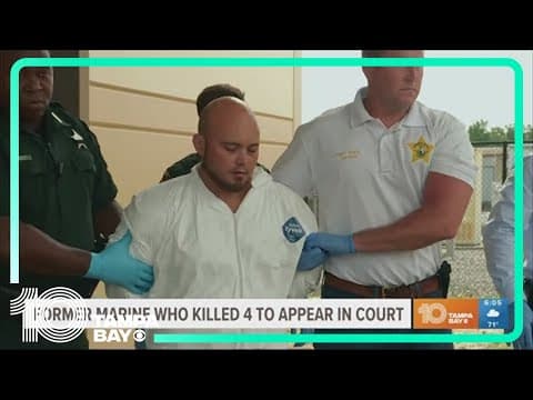 Former marine who killed Lakeland family appear in court