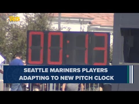 Seattle Mariner players adapt to the pitch clock