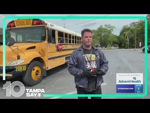 Beautiful People: Pinellas bus driver spreads positivity for Largo Middle School students