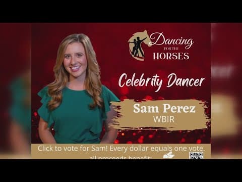 WBIR's Sam Perez raising money, competing in Horse Haven's 'Dancing for the Horses'