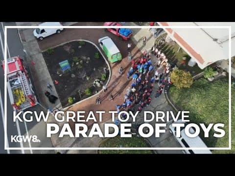 Parade of Toys showcases KGW's Great Toy Drive's community donations