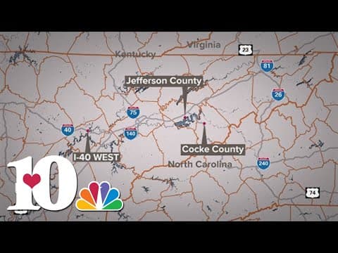 TDOT: Construction on I-40 West could impact traffic in Cocke Co. and Jefferson Co.