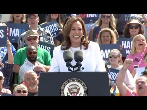 Kamala Harris, Tim Walz campaign rally in Wisconsin