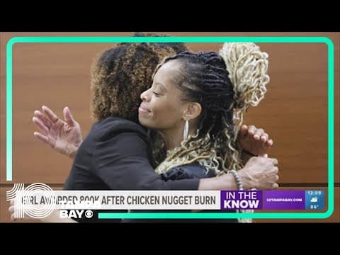 Jury awards $800k to girl burned by McDonalds chicken nugget