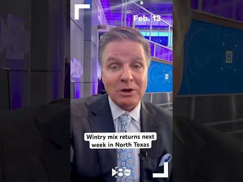 Wintry mix returns next week in North Texas
