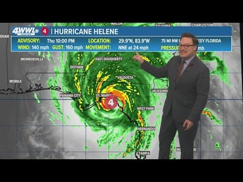 Hurricane Helene makes landfall in Florida