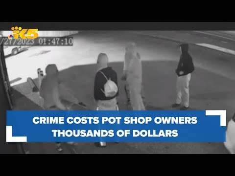 Marijuana business owners out thousands of dollars preparing for, dealing with smash and grabs