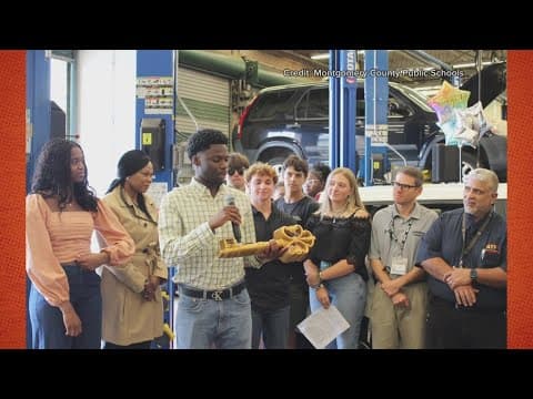 High school students in Montgomery County refurbish, donate car to family in need | Get Uplifted