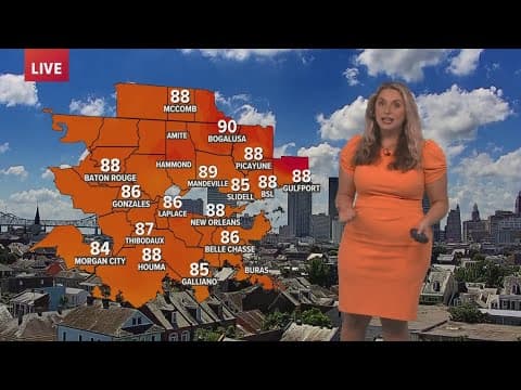 New Orleans Weather: Hot and sunny weather the rest of this week