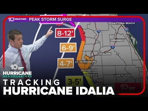 Tracking the Tropics: Hurricane Idalia's winds reach 90 mph in Gulf of Mexico (3 p.m. Tuesday)