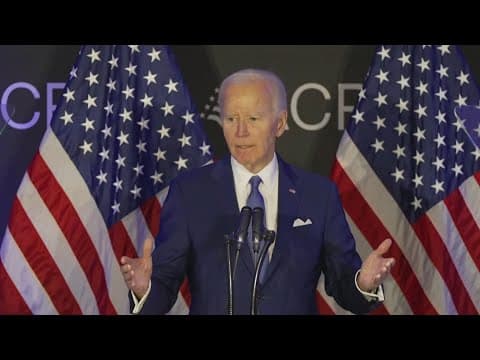 Former President Biden criticizes Trump administration's approach to social security