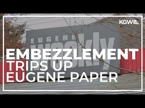 Eugene Weekly victim to embezzlement