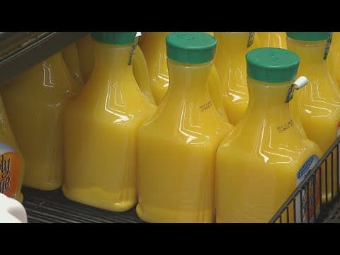 Orange juice prices are going up