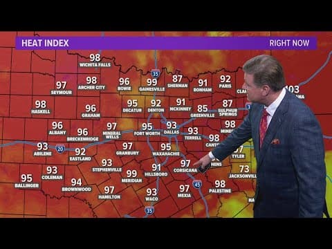 DFW Weather: Scattered rain heading into Labor Day Weekend