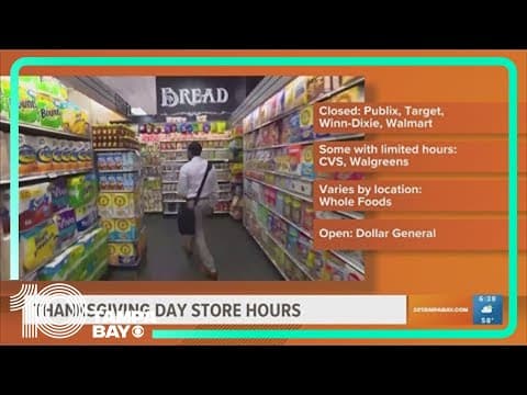 Thanksgiving Day Store Hours