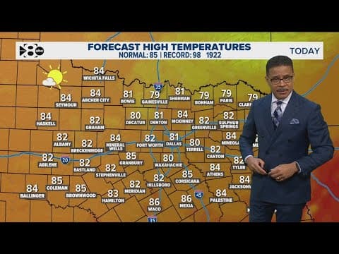DFW Weather: Storms move out of the area, cooler temperatures expected