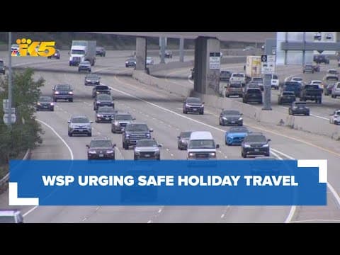 WSP urging safe holiday travel amid busy roadways in western Washington