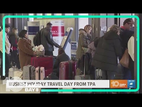 Busiest holiday travel day from Tampa International Airport