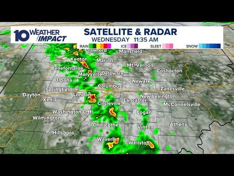 LIVE RADAR: Tracking pop-up showers and storms in central Ohio