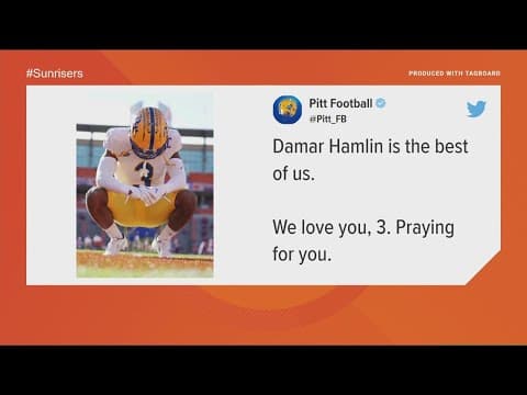 Damar Hamlin taken off the field after suffering cardiac arrest on Monday night