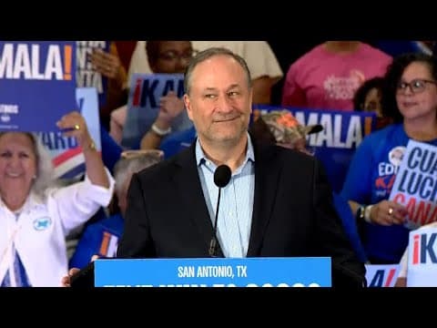 Doug Emhoff holds Harris campaign event in San Antonio, TX (Sept. 23, 2024)