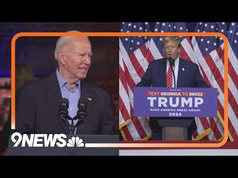 Biden, Trump hold dueling rallies in Georgia ahead of primary