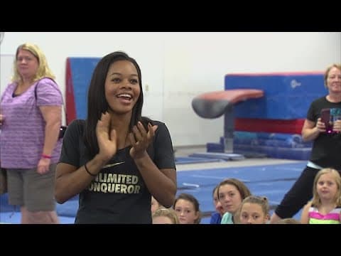 Gabby Douglas returns to Olympic competition