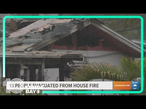 13 people evacuated from Largo fire