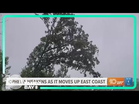 Ophelia leaves floods and heavy rain along the East coast