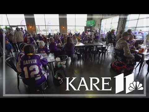 Fans flock to Fridley brewery to watch the Vikings play in London