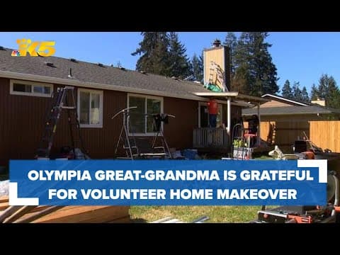 Olympia great-grandmother grateful for volunteer home makeover
