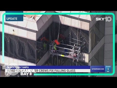 Ashley Drive reopens in downtown Tampa after 2nd case of falling glass