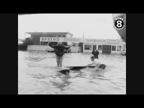 1966 Rainy Weather in San Diego